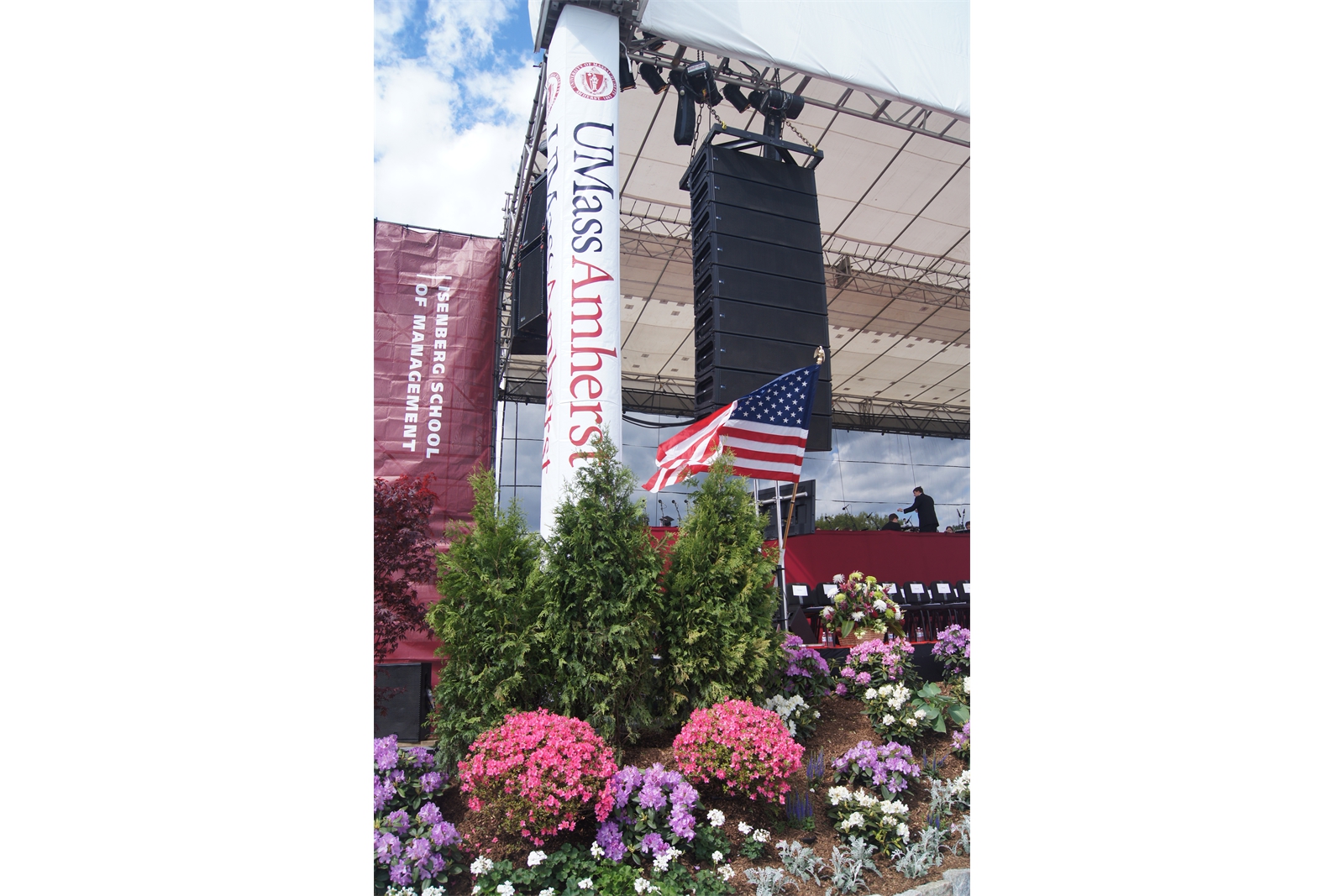 UMASS Commencement; Amherst, MA.