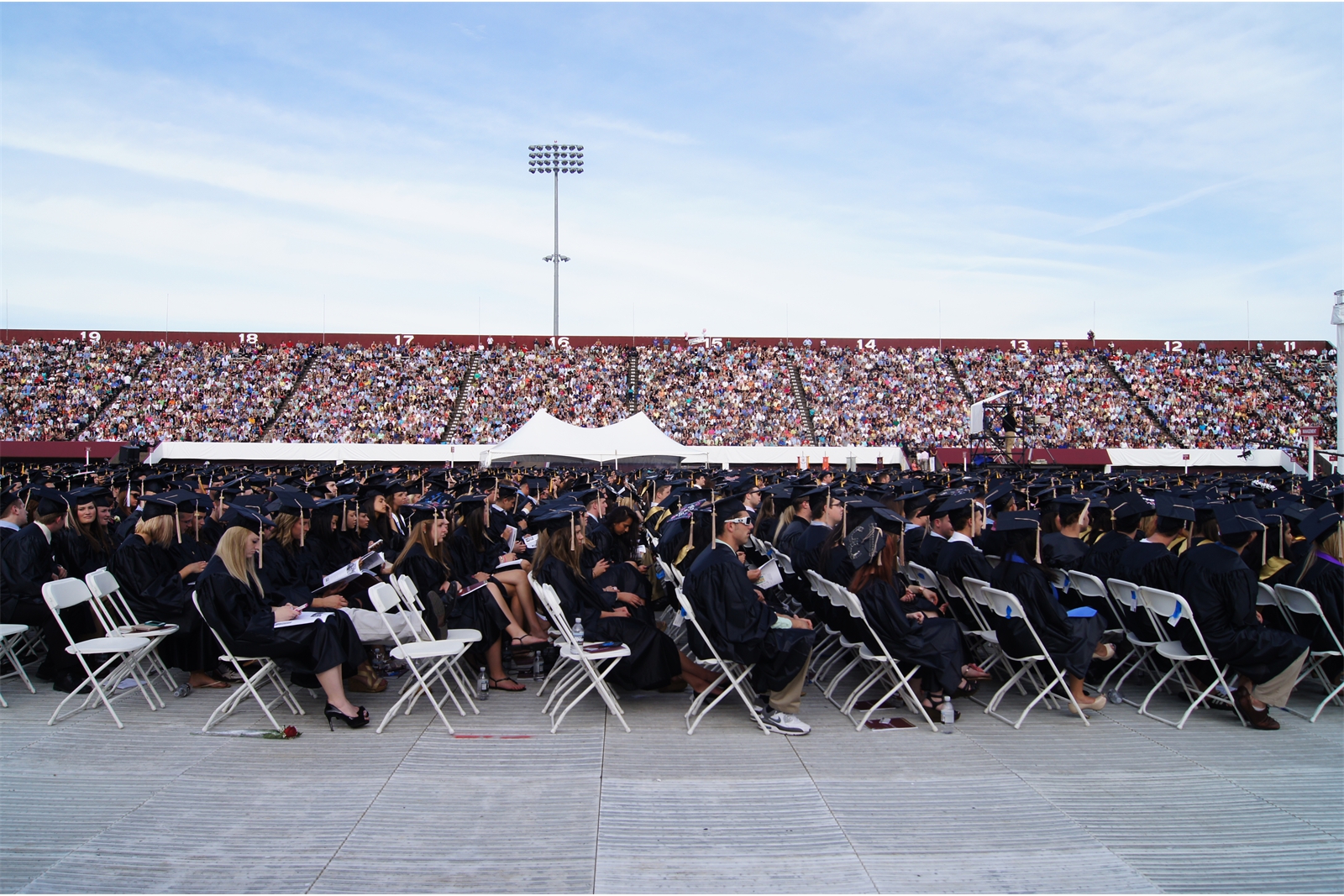 UMASS Commencement; Amherst, MA.