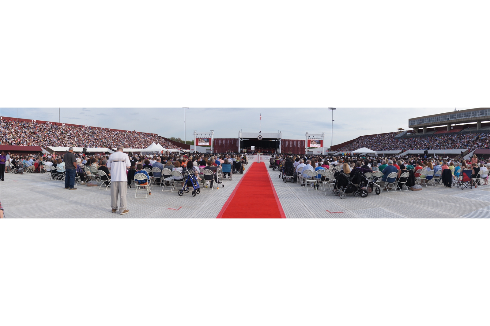 UMASS Commencement; Amherst, MA.