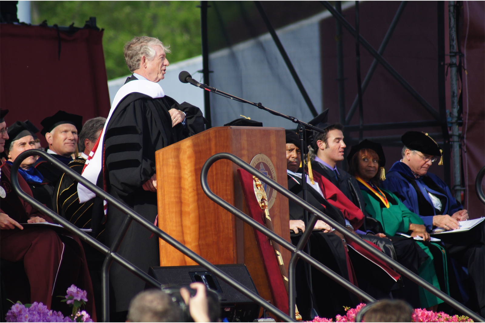 UMASS Commencement; Amherst, MA.